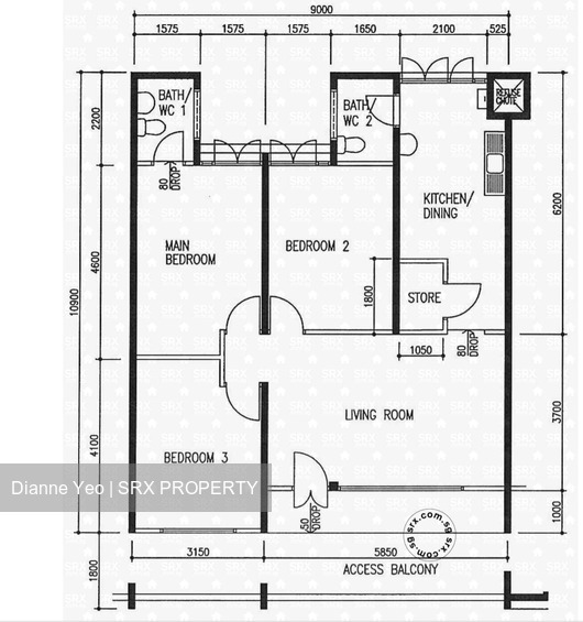 Blk 172 Bedok South Road (Bedok), HDB 4 Rooms #199190802